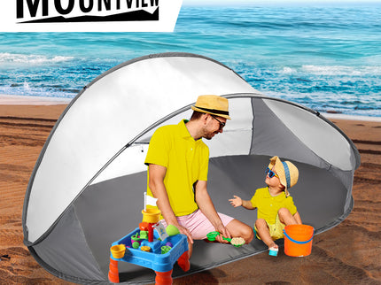 Mountview Pop Up Tent Camping Beach Grey-1886651034986745862