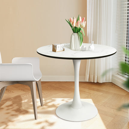 Levede Dining Table Kitchen 4 Person White-1973194083396620294