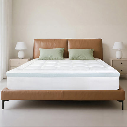 Dreamz Gel Memory Foam Mattress Topper 8cm Double Size-2006733414299996166