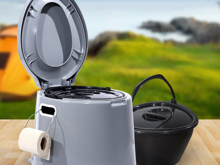 6L Camping Toilet Outdoor Portable Potty-1910113131728867334