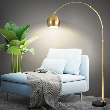 EMITTO Modern LED Floor Lamp Stand Reading Gold-1973193948742684678