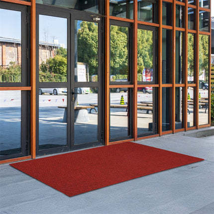 Marlow Extra Large Floor Rug Outdoor 90cm x 305cm Red-1975420340511313926