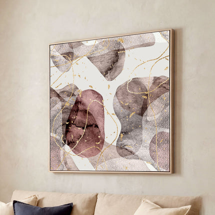 Yezi Wall Art Canvas Abstract 80×80cm Modern Framed Artwork Home Office Decor-2050059008127143942