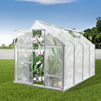 Lambu Greenhouse Aluminium Walk In Green-1975420371842764806