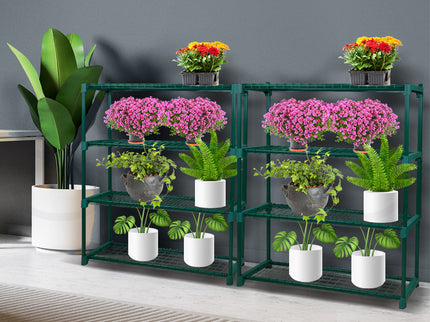 Levede 2x 4 Tier Plant Stand Shelves-1894516823714566150