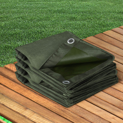 Polyester Canvas Tarp Tarpaulin Sun 3x3 Meter-2018816744935788550