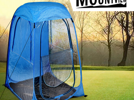 2x Mountview Pop Up Tent Camping Weather Blue-1864184679763152902