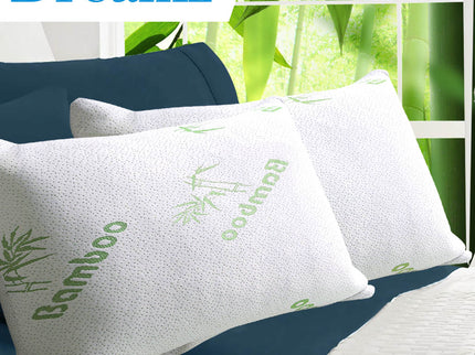DreamZ 2x Memory Foam Pillow Bamboo-1910113040485978118