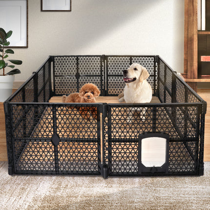 PaWz Pet Playpen Folding Dog Plastic L Large-1973193651718852614