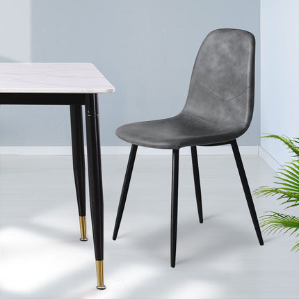 Levede 8x Dining Chairs Kitchen Eames-2006732724475400198