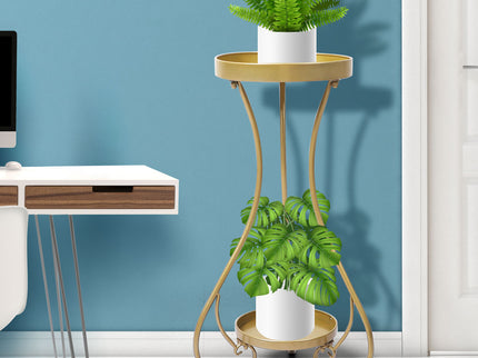 Levede Plant Stand 2 Tiers Outdoor Indoor Medium-1864184720452096006