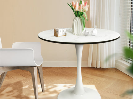 Levede Dining Table Kitchen 4 Person White-1910113298565697542