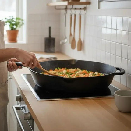 Toque Non Stick Frying Pan Cast Iron Steak Skillet-2029387291901956102