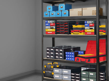 Traderight Warehouse Shelving Shelves Black-1910113124594356230