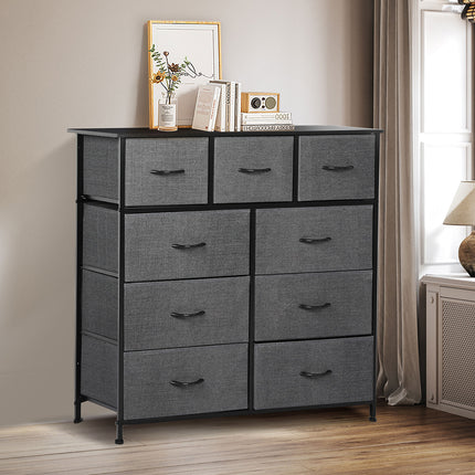 Levede 9 Chest of Drawers Storage Cabinet-1973194084562636807