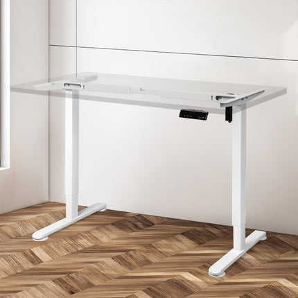 Levede Motorised Standing Desk Frame White Single Motor-1975420504605069318