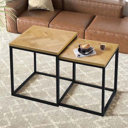 Levede 2PCS Nesting Coffee Tables-1975420386430554119