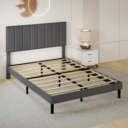 Levede Bed Frame Upholstered Platform Mattress Base Double-2029387289569923078