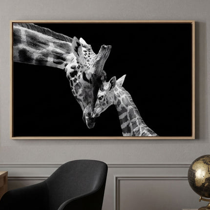 Yezi  Animal Wall Art Canvas Modern Abstract 80×120cm Framed Artwork Home Decor-2050059007607050246