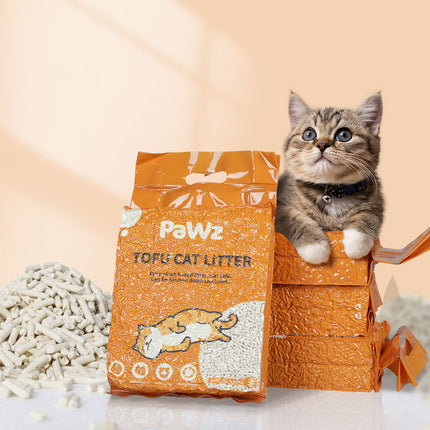 PaWz 2.5kg Tofu Cat Litter Clumping Natural-1973193680516943878