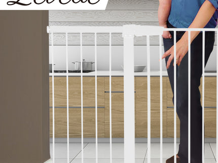 Levede Baby Safety Gate Adjustable Pet White 45cm Extension-1910113188360359942