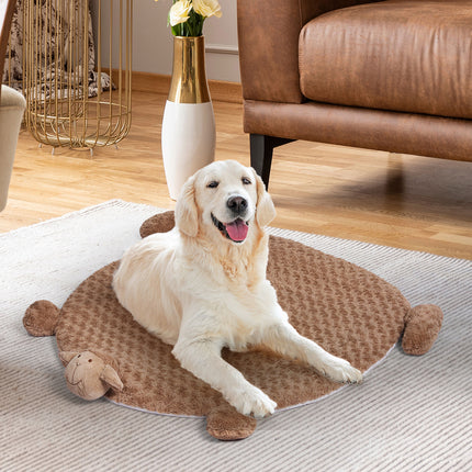 PaWz Pet Bed Cat Calming Beds Dog Squeaky L Tan Large-1975420449831653382