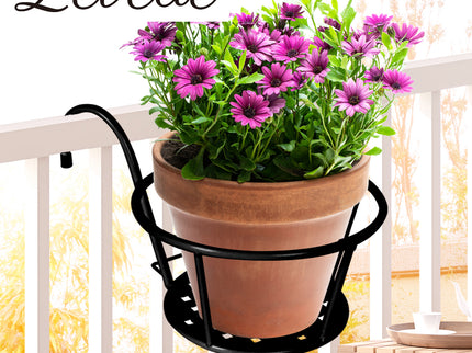 Levede 1x Flower Holder Plant Stand Black-1864184713581826054