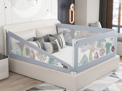 Bopeep Kids Baby Safety Bed Rail Guard Super King-1910113155665760262