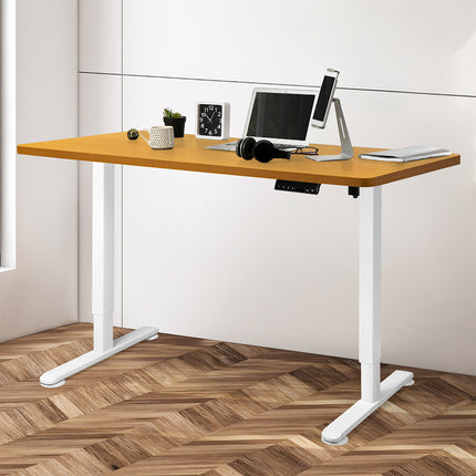 Levede Motorised Standing Desk Adjustable 140cm Natural 1000x 1MM-1973193825002328070
