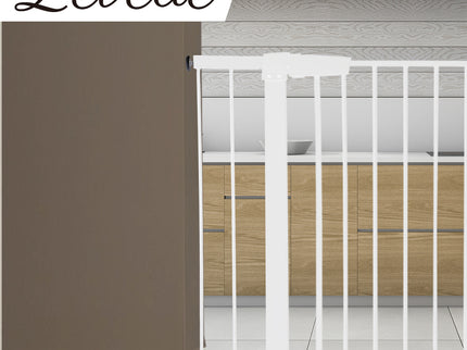 Levede Baby Safety Gate Adjustable Pet White 10cm Extension-1910113187139817478