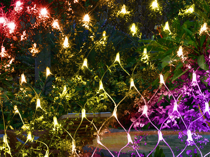 320LED Fairy Lights Net Mesh Curtain Multi-Coloured-1864184476502986758