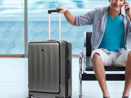 Slimbridge 20"Luggage Trolley Travel Suitcase-1910112244105089030