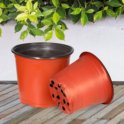 Lambu 100x Plastic Plant Pots Bulk Flowers X-Large-1973193779884199942