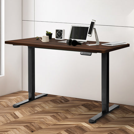 Levede Motorised Standing Desk Adjustable 120cm Walnut 800x 1.5MM-1973193821420392454