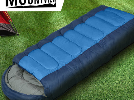 Mountview Sleeping Bag Outdoor Camping Blue-1894516812738072582