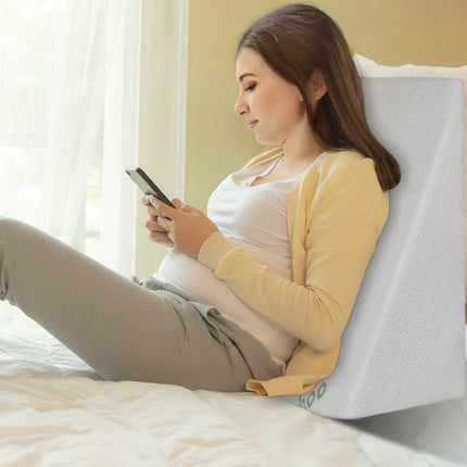 DreamZ Bedding Wedge Pillow Memory Foam White 25-1973193852223361030