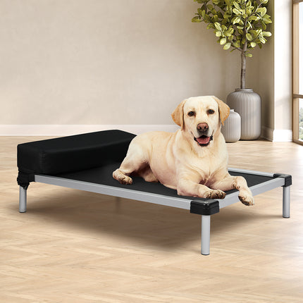 PaWz Pet Trampoline Aluminium Frame L Black Large-1975420397562236934