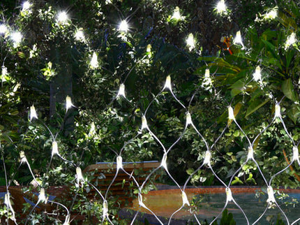 320LED Fairy Lights Net Mesh Curtain Cool white-1864184476641398790