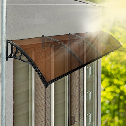 Mountview Window Door Awning Outdoor 1M X 4M Brown 1x4M-1975420432622424070