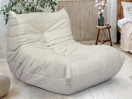 Levede Floor Chair Caterpillar Sofa Beige-1886651031635496966