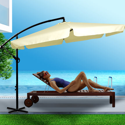 Mountview 3M Outdoor Umbrella Beach Beige Without Base-1975420433486450694