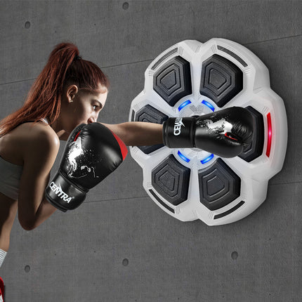 Centra Punching Box With 12OZ Boxing Glove Grey-1973193423703904262