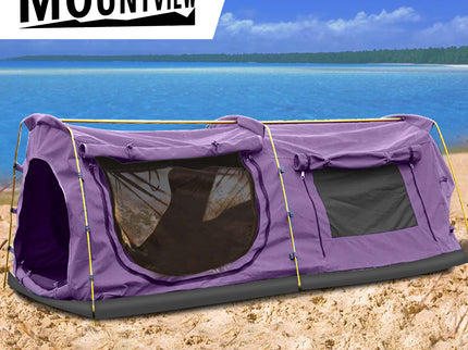 Mountview King Single Swag Camping Swags Purple-1864184689493938182