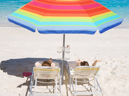 Mountview 2M Outdoor Beach Umbrellas Sand Colorful-1910112264913031174