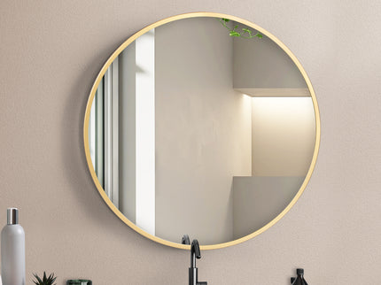 Yezi Bathroom Wall Mirror Round Large 60cm-1910112987629359110