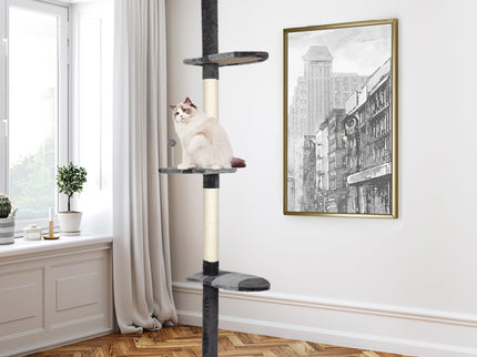 PaWz Cat Scratching Post Tree Condo Grey-1864184526352289798