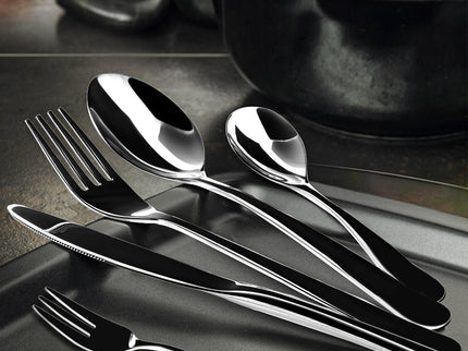 Stainless Steel Cutlery Set Travel Knife Black-1864184347029016582