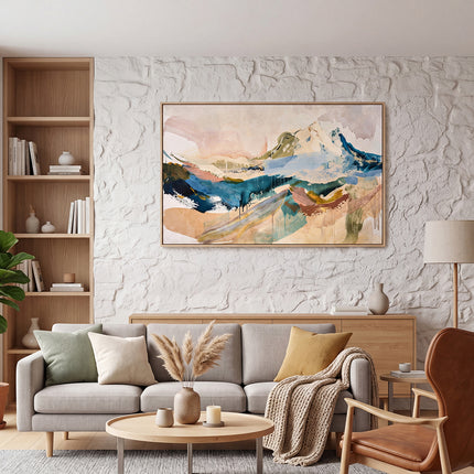 Yezi Modern Wall Art Canvas Large Framed Abstract Painting Decor 70x100cm-2061251858470670342