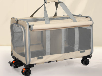Pawz Pet Carrier 4 Wheel Portable Rolling Foldable-1910112289638453254