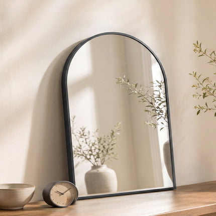 Yezi Wall Mirror Vanity Mounted Tempered Glass Aluminium Frame Bathroom Bedroom-2061251869380055046